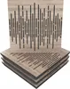 8er-Set Akustikpaneele WAVE 50x50x5 cm, Sonoma – inkl. Produktbild-Vorschau 1