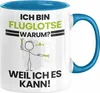 Fluglotse Geschenk Tasse Lustiger Spruch Ich Bin Fluglotse Produktbild-Vorschau 1