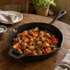 KADAX Gusseisenpfanne 25cm, Pfanne aus Gusseisen, Produktbild-Vorschau 4