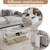 ProximaX lot de 2 tables basses, table d'appoint d'angle, Voir les images du produit 6
