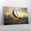Bild auf Leinwand - Leinwandbild - Schiff Sonnenuntergang Produktbild-Vorschau 4