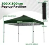 COSTWAY Pawilon 3x3m, pawilon składany typu pop-up, odporny Podgląd zdjęcia produktu 3