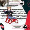 KOTARBAU® Luge Enfant avec Dossier et Ceinture Plastique Voir les images du produit 8