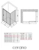 CERANO - Box doccia Varone LINE L/P - 6 mm - nero opaco, Anteprima dell’immagine prodotto 4