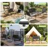 Mondeer Gartenmöbel-Set 4-teilig Sitzgruppe mit Produktbild-Vorschau 10