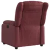 Fauteuil inclinable Rouge bordeaux Similicuir Voir les images du produit 3