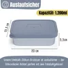 Brotdose Kinder Edelstahl mit Einsatz, BPA frei, Lunchbox, Produktbild-Vorschau 4
