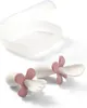BabyOno Ergonomická sada dětského příboru - bílá, růžová Náhled obrázku produktu 8