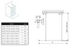 Gelco VARIO WHITE Dusch-Glasteil, freistehend, Milchglas, Produktbild-Vorschau 3