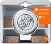 Product packaging for a LED light, displayed in front of a shelf with baskets. Anteprima dell’immagine prodotto