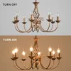 8 appliques murales de style français, lustre en bronze, Voir les images du produit 5