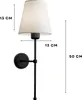 Opviq, 241966, Wandleuchte, Creme, METALL, 13 x 13 x 50 cm Produktbild-Vorschau 3
