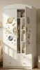 Grande armoire pour enfants blanche 88 x 187 cm, armoire Voir les images du produit 4