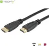 Techly HDMI Kabel 2.0 High Speed with Ethernet schwarz 6m Produktbild-Vorschau 3