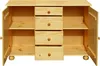 Möbilia Kommode | 4 Schubladen | 2 Türen | Kiefer-Holz Produktbild-Vorschau 3