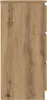 A close-up side view of a wooden sideboard. Náhled obrázku produktu