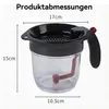 Fetttrenner 1000ml mit Sieb, Soßentrenner aus PP, Produktbild-Vorschau 7