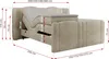 MKS MEBLE Boxspringbett mit motor FORTINA 140x200 cm Produktbild-Vorschau 7