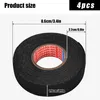 4 Stücke KFZ Gewebeband, Auto Kabelbaum Filzband 19 mm x 15 Produktbild-Vorschau 2