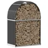 A firewood storage rack filled with firewood, shown against a white background. Podgląd zdjęcia produktu