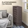 HOMCOM Klappbett Gästebett mit Rollen, 10 cm Matratze, Produktbild-Vorschau 5