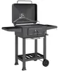 Outsunny houtskoolgrill, barbecue en smoker met deksel, met Productafbeelding-voorbeeld 1