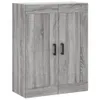 Buffet haut Sonoma gris 69,5x34x180 cm Bois d'ingénierie Voir les images du produit 5