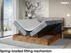 MEBLINI Boxspringbett mit Bettkasten - Gepolstert Produktbild-Vorschau 4
