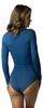 Alkato Damen Langarm Body Baumwolle Bodysuit mit Produktbild-Vorschau 3