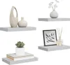 vidaXL Mensole sospese 4 pz. Grigio cemento 40x23x3,8 cm Anteprima dell’immagine prodotto 5