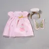 Baby Annabell Weihnachtskleid 43cm - rosa Puppenkleid mit Produktbild-Vorschau 2