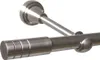 Gardinenstange Set Edelstahl Look Metall Ø 16mm zur Produktbild-Vorschau 1