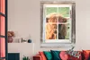 MuchoWow® Poster Schottischer Highlander - Fenster - Holz - Produktbild-Vorschau 3