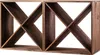 Portabottiglie in legno KADAX, 52 x 25,5 x 52 cm, marrone, Anteprima dell’immagine prodotto 3