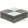vidaXL 6-tlg. Garten-Lounge-Set mit Auflagen Poly Rattan Produktbild-Vorschau 6