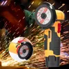 A close-up shot of a mini angle grinder with sparks flying in the background, suggesting it is in use. Náhľad obrázku produktu