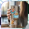 Bunte Capybara-Aufkleber, 50er-Set, zum Basteln für Kinder Produktbild-Vorschau 9