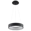 Arcchio LED-Hängelampe Aleksi, Ø 45 cm, schwarz, Metall, Produktbild-Vorschau 1