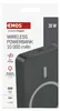 Powerbank EMOS WI 1046, 10 000 mAh, 20 W+Wireless, grau Produktbild-Vorschau