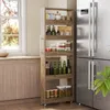 Carrito rodante de 5 niveles, carro de cocina estrecho, Vista previa de la imagen del producto 3