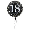 AMSCAN 3323901 Palloncini in foil 18 Happy Birthday - Ø 43 Anteprima dell’immagine prodotto 2