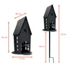Metall Garten Stecker HAUS in grau - ca. 75 cm - Deko Produktbild-Vorschau 2