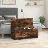 vidaXL Truhla kouřový dub 90x35x35 cm materiál na bázi Náhled obrázku produktu 3