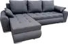 Relax-Ecksofa mit Schlaffunktion und Bettkasten in grauer Produktbild-Vorschau 1