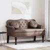 vidaXL lavica Chesterfield hnedá 120,5 x 65 x 75 cm Náhľad obrázku produktu 2