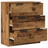 vidaXL Príborník vzhľad starého dreva 60x30x70 cm materiál Náhľad obrázku produktu 7