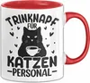Katzenbesitzerin Tasse Geschenk Katze Trinknapf Für Produktbild-Vorschau 1