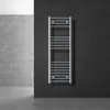 LuxeBath Badheizkörper Sahara, 400x1200 mm, Chrome, gebogen Produktbild-Vorschau 1