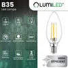 LUMILED 10er Set LED Lampe Ultraeffizient B35 E14  2,2W Produktbild-Vorschau 2