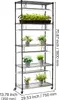 VEVOR DIY-Pflanzenregal mit Wachstumslichtern, 180 cm hoher Produktbild-Vorschau 8